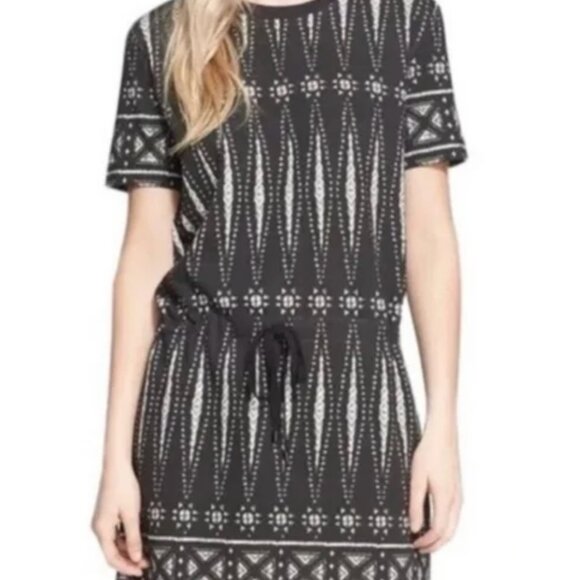 Tory Burch DRAWSTRING WAIST T-SHIRT DRESS - BOLOGAN KNIT DRESS A, Size: L - Picture 6 of 11